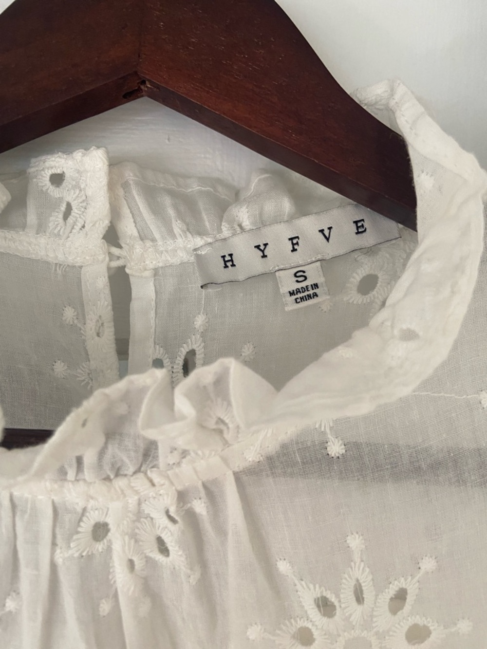 HYFVE White Eyelet Ruffle Tiered Dress - Picture 2 of 7